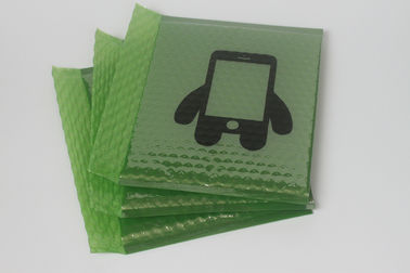 yeşil metalik baloncuklu zarf 150*200+40mm nakliye için parlak su geçirmez metalik kabarcık zarf