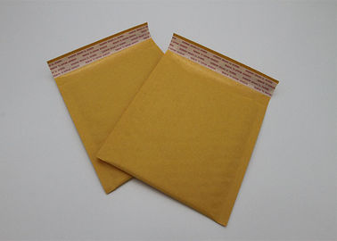 2 Sızdırmazlık Taraflı Ofset Baskı Sarı Kraft Kağıt Kabarcık Postaları