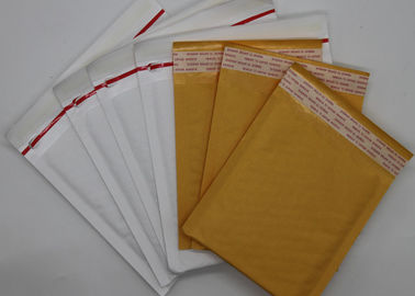 Özelleştirilmiş Sarı Kraft Kağıt Kabarcık Postaları Postalama İçin Yırtılması Kolay Yastıklı