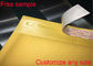 Sarı Kraft Kağıt Posta Zarfları Kendinden Yapışkanlı Mühür Logo Baskısı Mevcuttur
