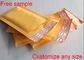 Sarı Kraft Kağıt Posta Zarfları Kendinden Yapışkanlı Mühür Logo Baskısı Mevcuttur