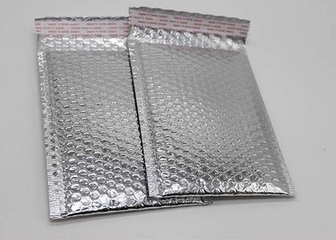 Suya Dayanıklı Gümüş Kabarcık Sarma Zarfları, 6x10 Metalik Folyo Kabarcık Çantaları Anti Rub