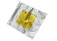 Elektronik Bileşenleri Postalamak İçin Isı Yalıtımlı Sarı Logo Alüminyum Folyo Çantalar